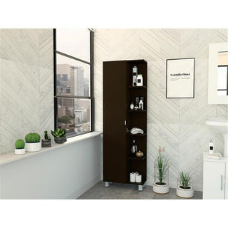 Home Square 2-Piece Set with Medicine Mirror Cabinet and 62" Linen Cabinet