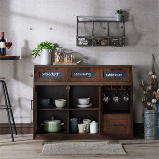Bowery Hill Transitional Buffet in Vintage Walnut