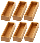 YBM Home Kitchen Drawer Organizer Storage Box 6 Pack, 3x9x2 Inch