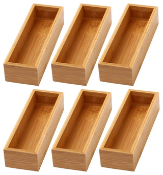 YBM Home Kitchen Drawer Organizer Storage Box 6 Pack, 3x9x2 Inch