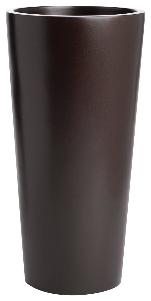 Sonoma Tall Cylinder Planter, Brown, 18"x36"