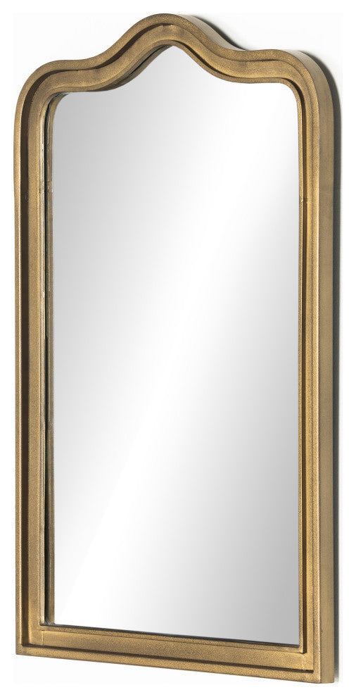 Effie Mirror, Raw Antique Brass Iron