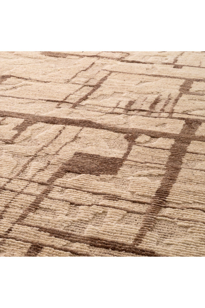 Hand-Knotted Brown Wool Carpet, Eichholtz Limitless, 10' X 13'