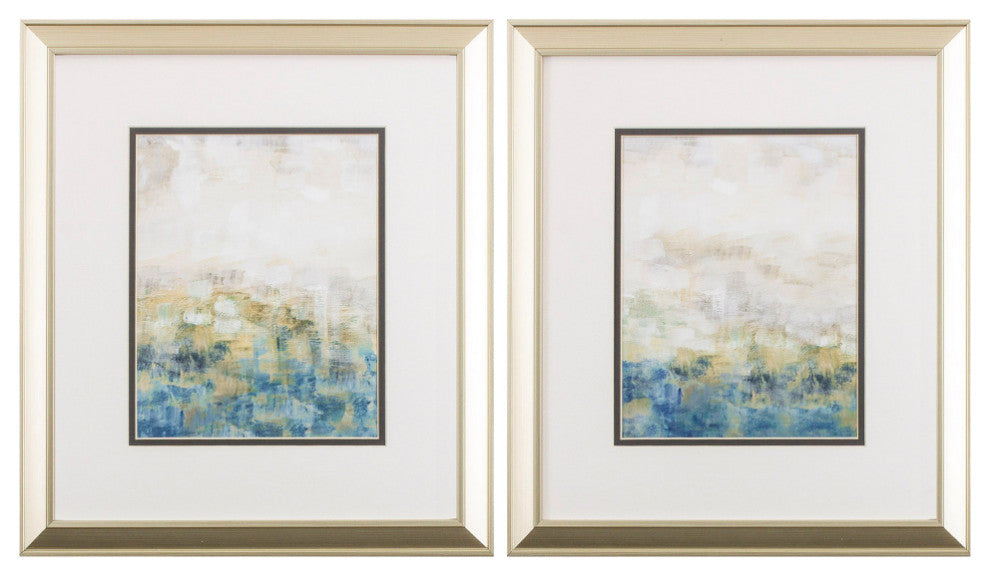 Color Block Meadow Wall Art, 2-Piece Set