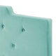 Tufted Headboard, Full Queen Size, Velvet, Blue, Modern Contemporary, Bedroom