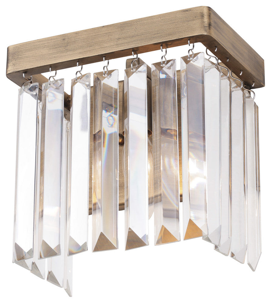 Social Club 1-Light Bath Fixture, Havana Gold