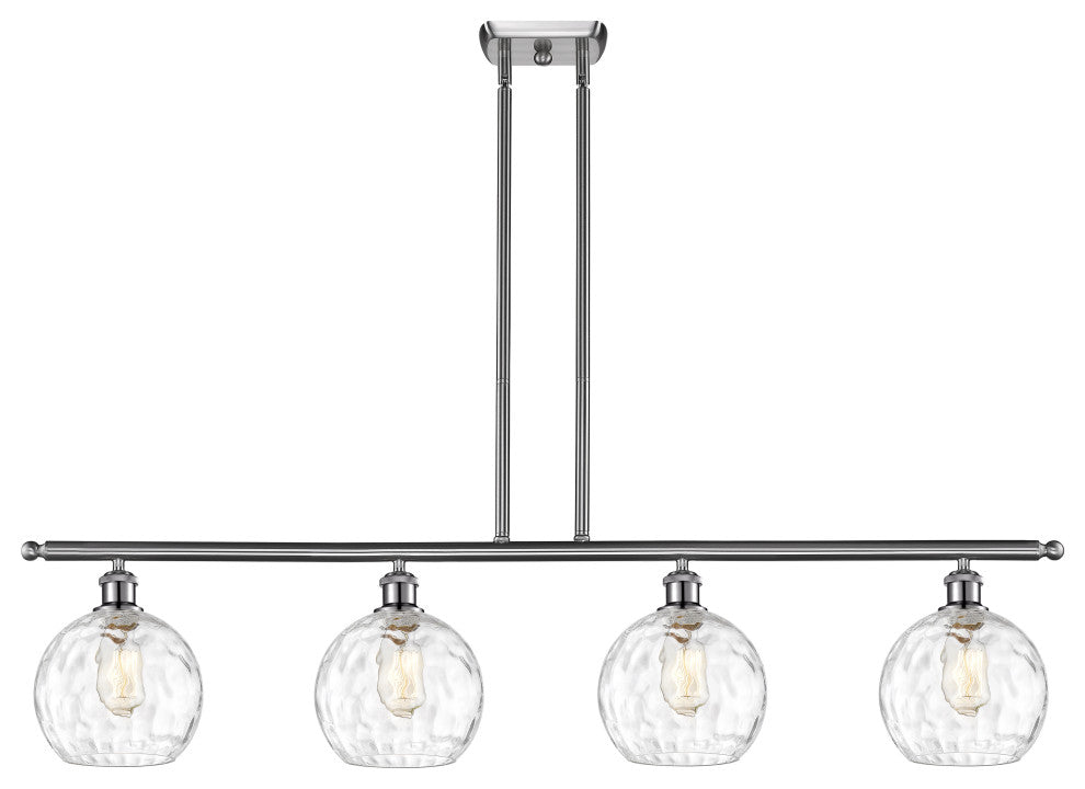 Innovations 516-4I-SN-G1215-8-LED 4 Light Island Light, Brushed Satin Nickel