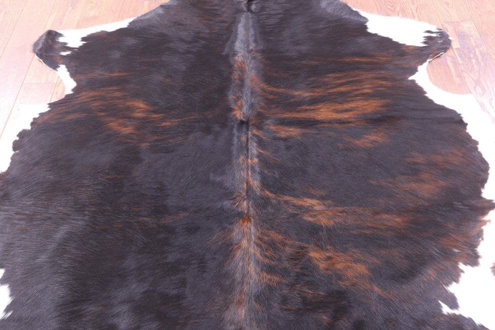 Organic Natural Hair-On Cowhide Area Rug 6' 8" X 6' 6" C1708