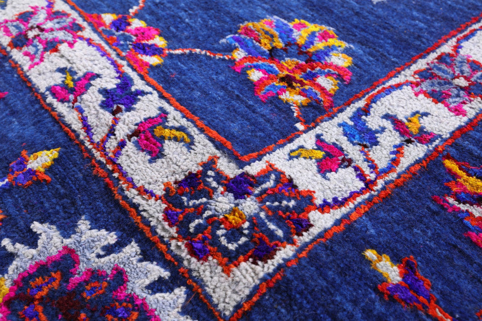 Persian Hand-Knotted Wool & Silk Rug 9' 2" X 12' 5" - Q13685