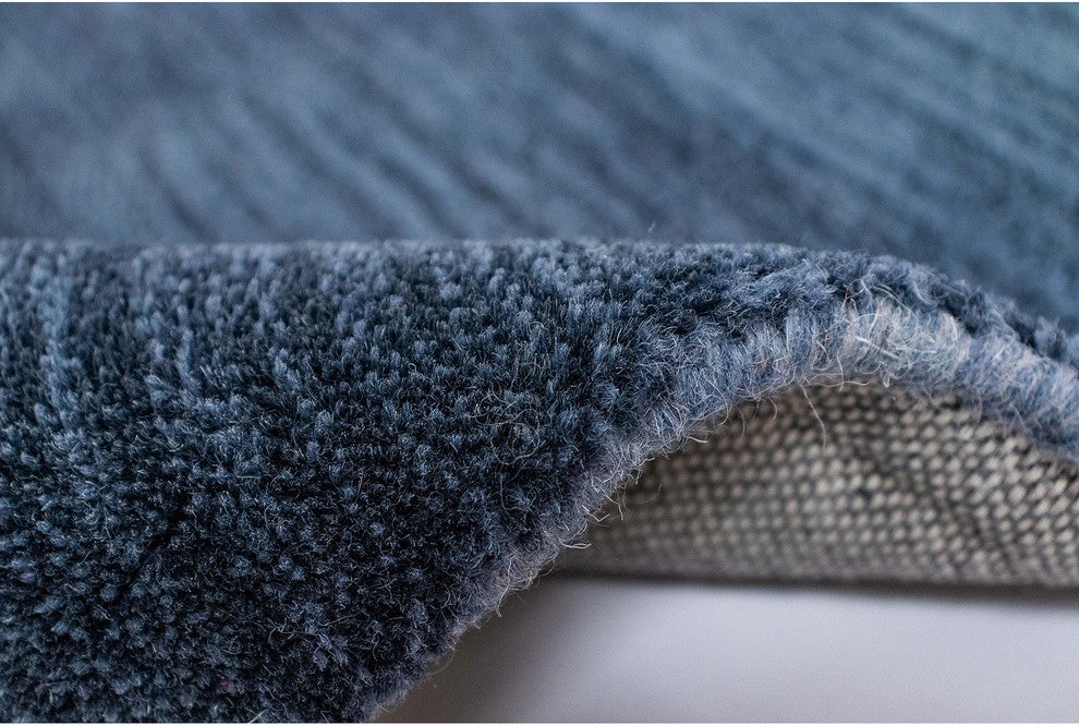 Arca Ombre Indoor Rug, Denim, 2'x7'6"
