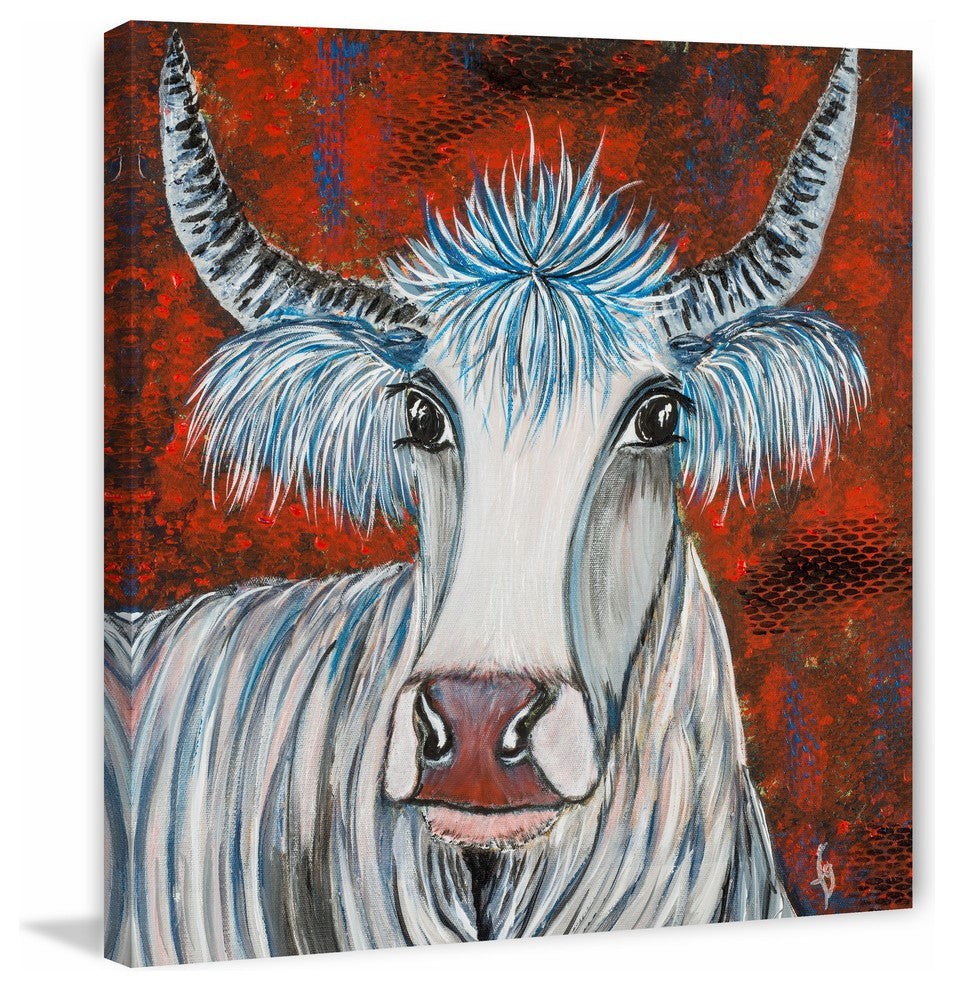 "Sai" Painting Print on Wrapped Canvas, 48"x48"