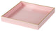 Pink Square Decorative Tray