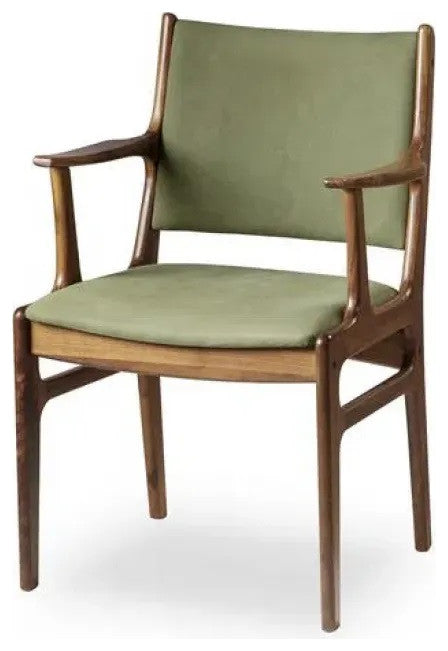 Sonder Living Fred Arm Chair | Green Canvas