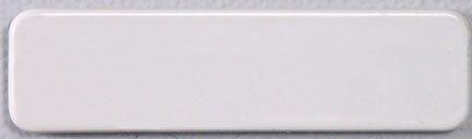 72" Surface Mount Post, White