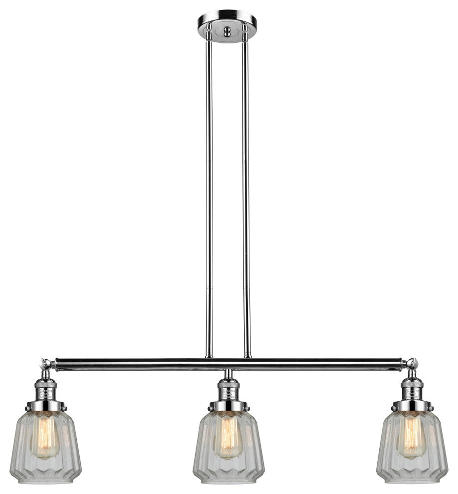 Innovations Lighting 213-Pn-S-G142-Led 3 Light Dimmable Led Island Light