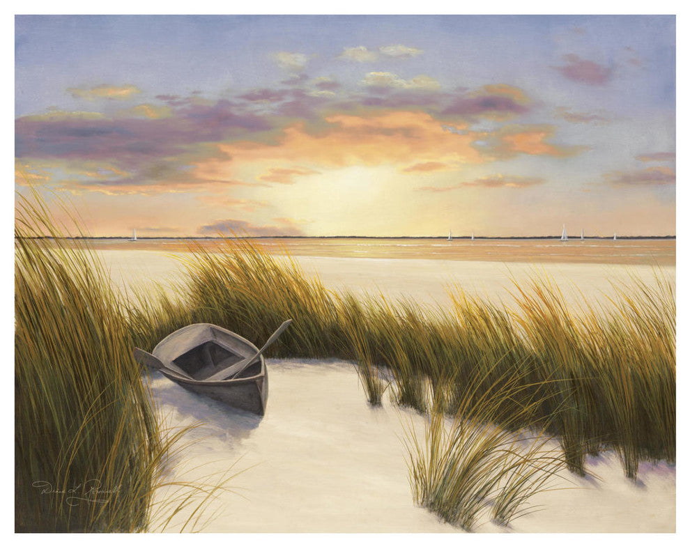 "Beach Hideaway" Digital Paper Print by Diane Romanello, 18"x14"