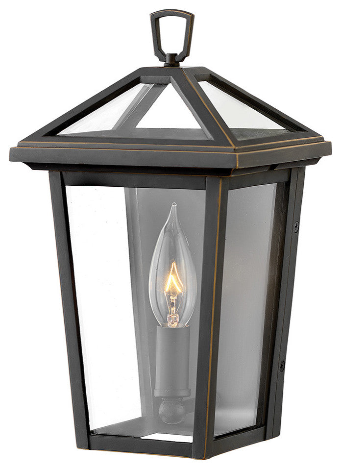 Hinkley Alford Place 11.5" XS Outdoor LED Wall Mount Lantern, Oil Rubbed Bronze