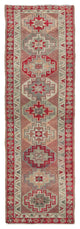 Rug N Carpet - Handwoven Oriental 2' 8" x 8' 10" Antique Runner Rug