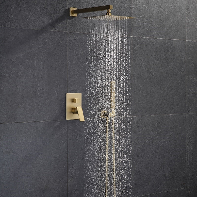 Fontana Marion Wall Mounted Hot and Cold Mixer Shower Set, 12"