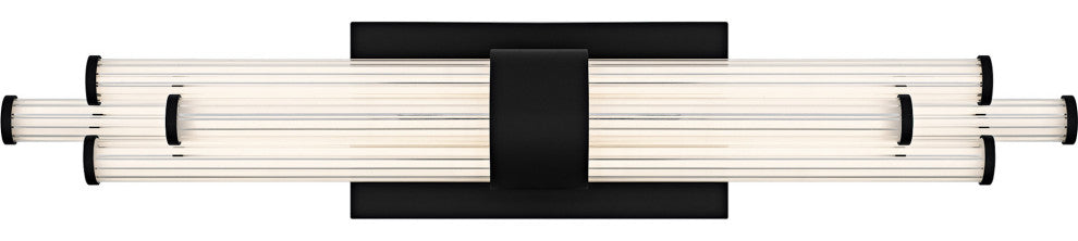 Quoizel PCTAL8624 Talbott 8 Light 24"W LED Bath Bar - Matte Black