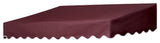 6' Traditional Door Canopy in a Box,  Burgundy