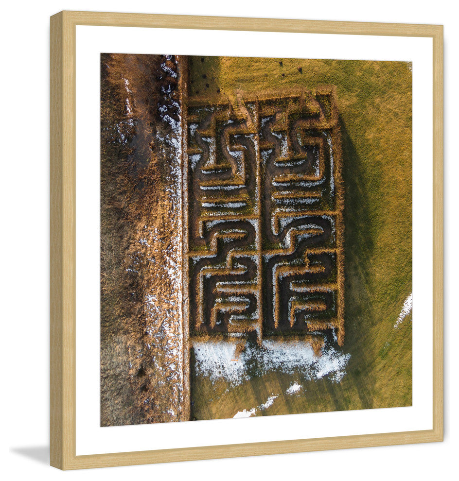 "Mazes" Framed Print by Karolis Janulis