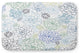 Blue Rectangular Opal Pet Feeding Mat for Dogs or Cats