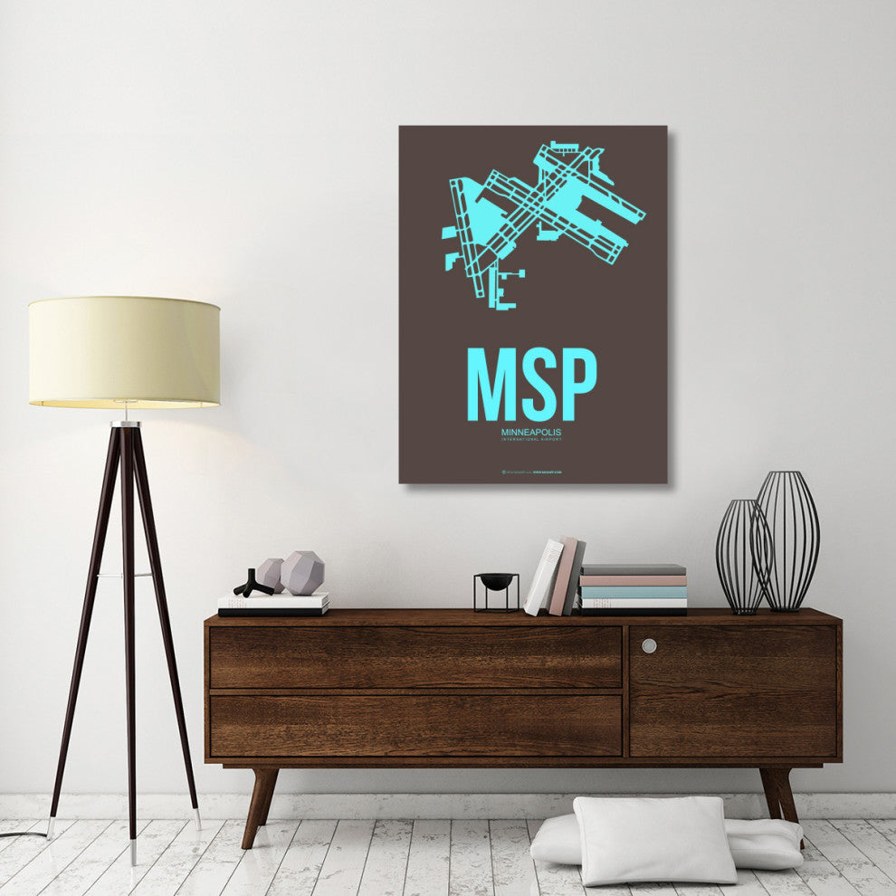 "MSP Minneapolis Poster 1" Fine Art Print