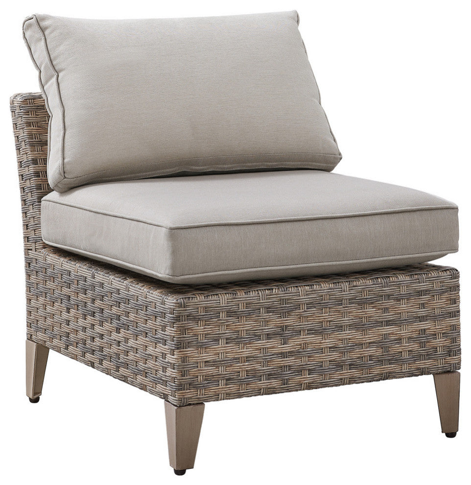 Ove Decors Bottega 5-Piece Conversation Set, Light Brown and Beige