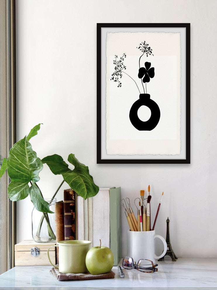 "Donut Vase" Framed Painting Print, 20x30