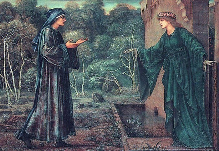 Sir Edward Burne-Jones Pilgrim at the Gate of Idleness Gallery Wrapped Canvas