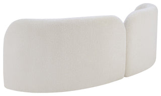 Daphne Upholstered Chair/Loveseat/Sofa, Cream, Boucle Fabric, Sofa