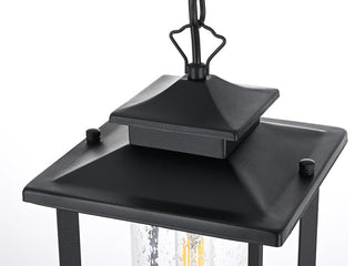 Home Living 7" Outdoor Pendant, Black