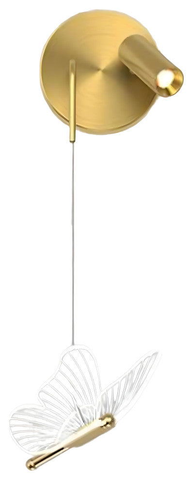 Montijo | Butterfly Bedside Wall Lamp for Kids Room, Left