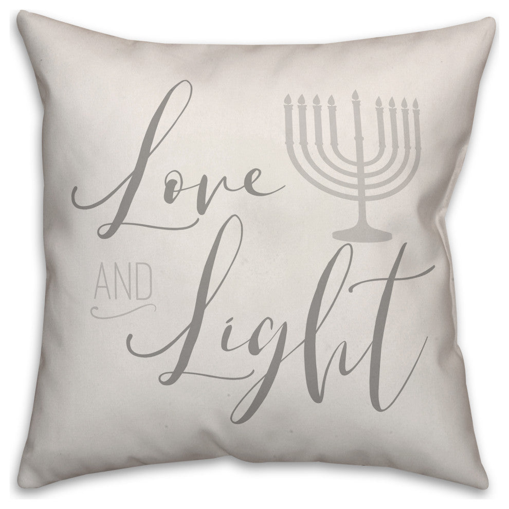 Love and Light 16"x16" Throw Pillow