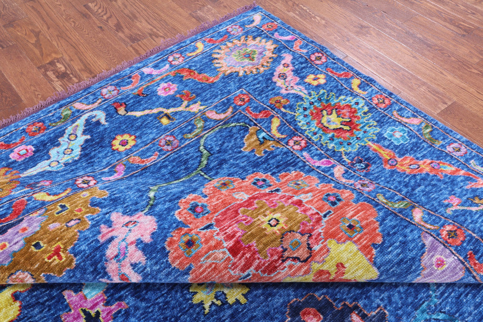 10' 3" X 13' 9" Turkish Oushak Handmade Wool Rug - Q16103