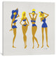 "Bombshells Blonde White Artprint" by Cat Coquillette, 26x26x1.5