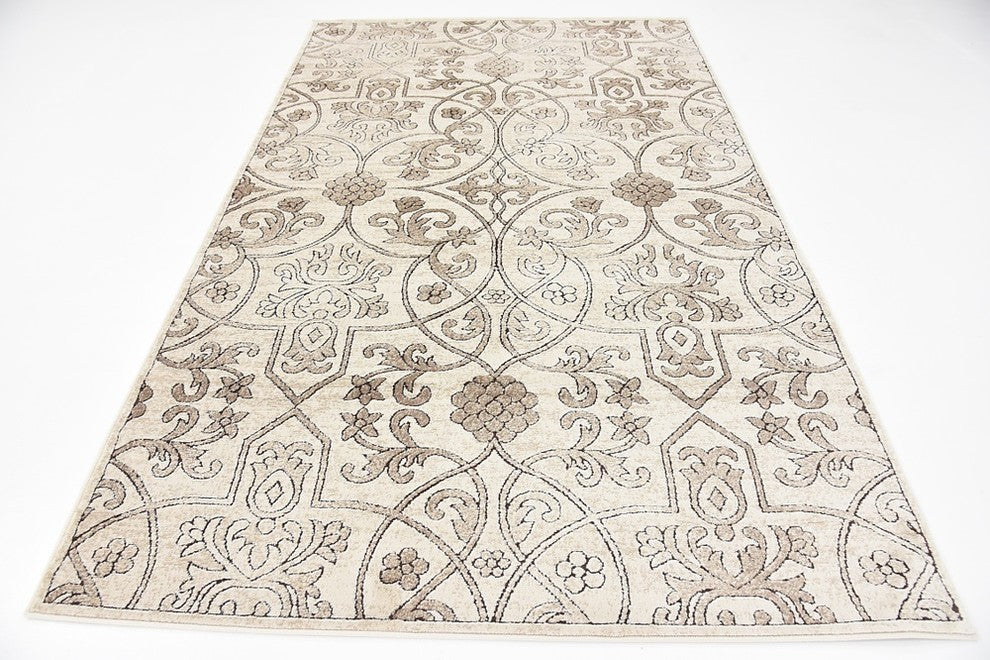 Unique Loom Dark Beige Washington Rushmore 5' 0 x 8' 0 Area Rug