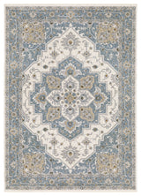 Oriental Weavers Maharaja 051F1 Medallion Rug, Blue, 3'3"x5'