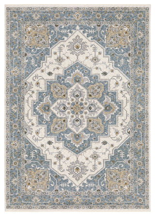 Oriental Weavers Maharaja 051F1 Medallion Rug, Blue, 3'3"x5'