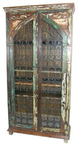 Iron Jali Tall Cabinet