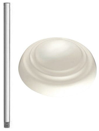 MinkaAire MA DR512 12" Ceiling Fan Downrod for 9 Ft Ceilings - Burnished Nickel