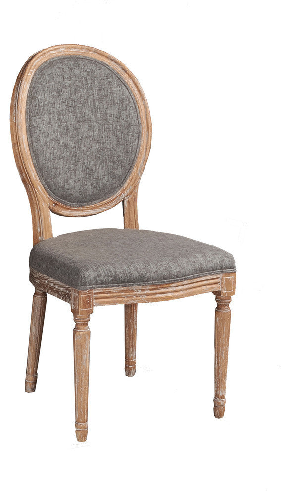 Manchester Oval Back Chair, Set of 2, Charcoal