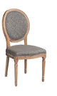 Manchester Oval Back Chair, Set of 2, Charcoal