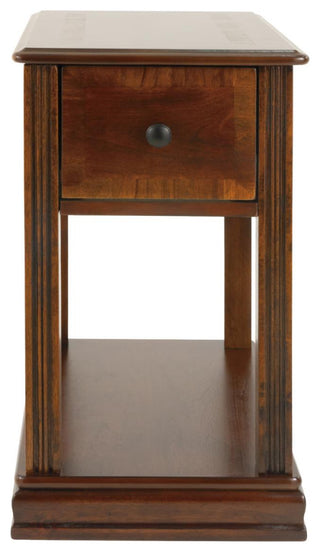 Breegin Contemporary Brown Chair Side End Table
