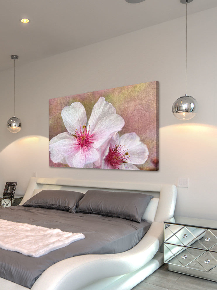 "Cherry Blossoms" Painting Print on Canvas by Theo