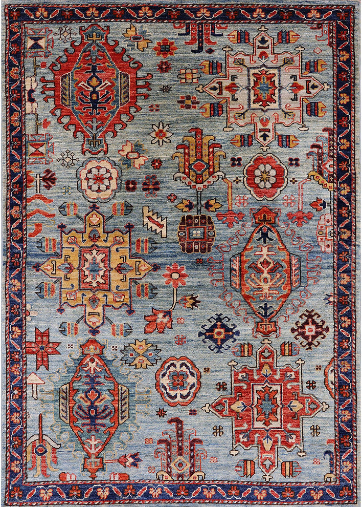 Ahgly Company Indoor Rectangle Mid-Century Modern Area Rugs, 3' x 5'