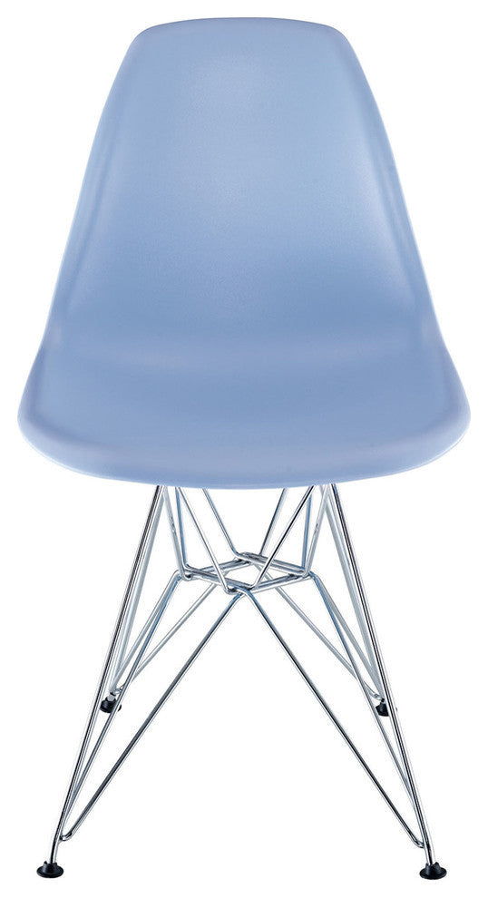 Modern Contemporary Kitchen Dining Side Chair Blue
