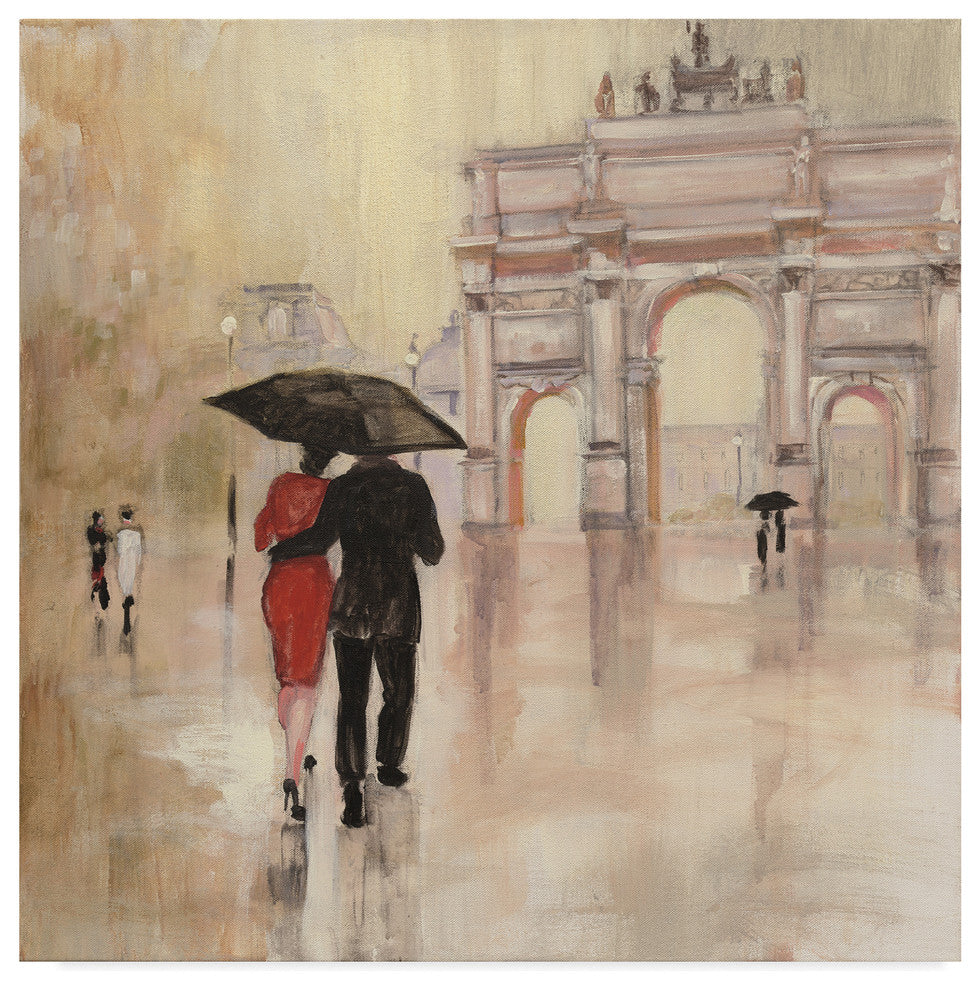 Julia Purinton 'Romantic Paris Ii' Canvas Art, 24"x24"