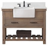 Wesley 42" Bathroom Vanity, Weathered Natural